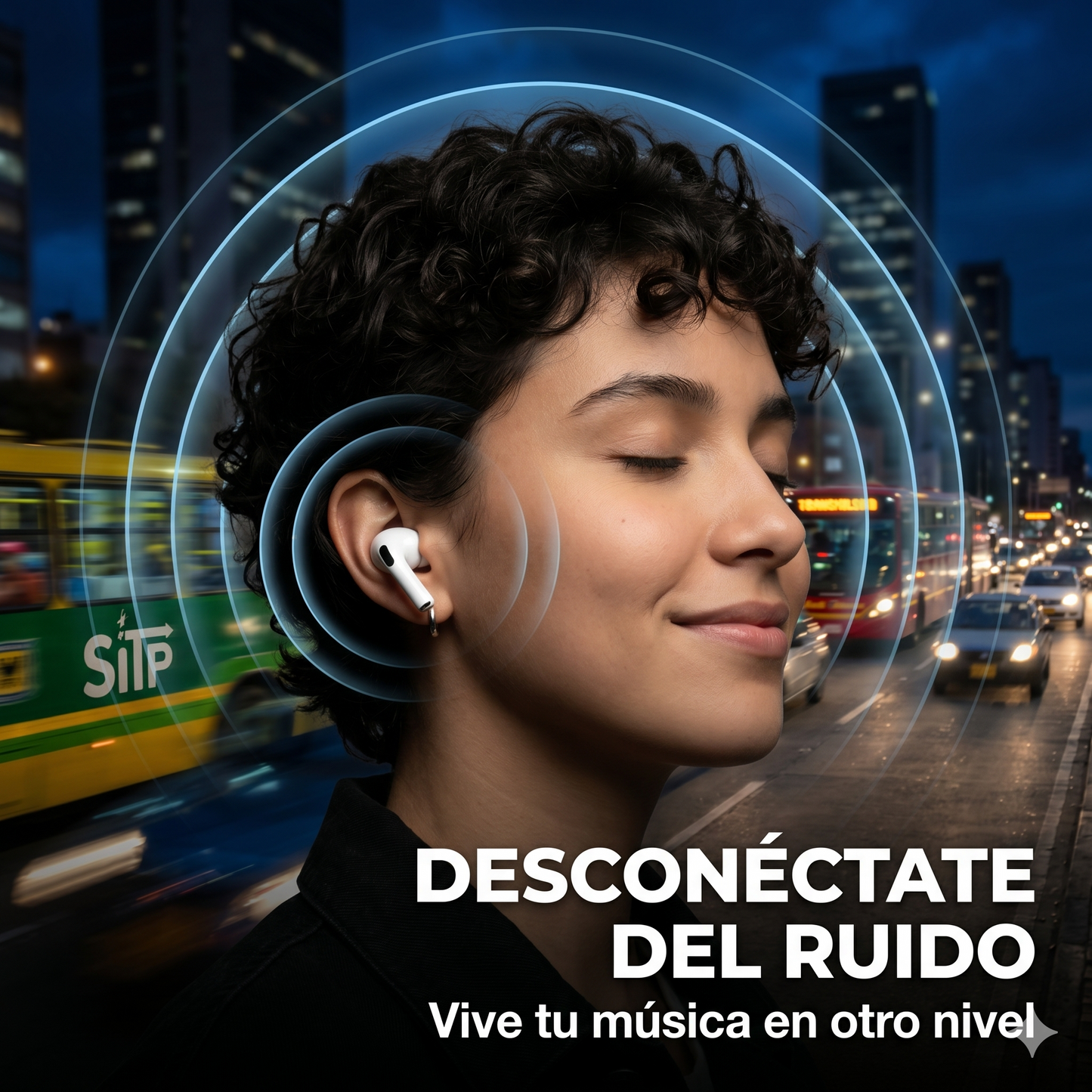 AirPods 3ra Generación PRO – Audio Espacial · Cancelación de Ruido · 24h Batería
